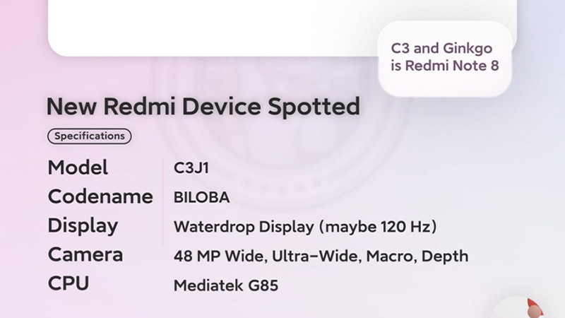 Xiaomi Redmi Note 8 (2021) có cụm camera chất lượng với cảm biến chính lên đến 48 MP cho ảnh chụp sắc nét Xiaomi Redmi Note 8 (2021) có cụm camera chất lượng với cảm biến chính lên đến 48 MP cho ảnh chụp sắc nét