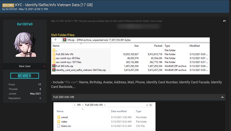 Pi Network đứng đằng sau phi vụ rao bán 17 GB dữ liệu CMND người Việt? Pi Network đứng đằng sau phi vụ rao bán 17 GB dữ liệu CMND người Việt?