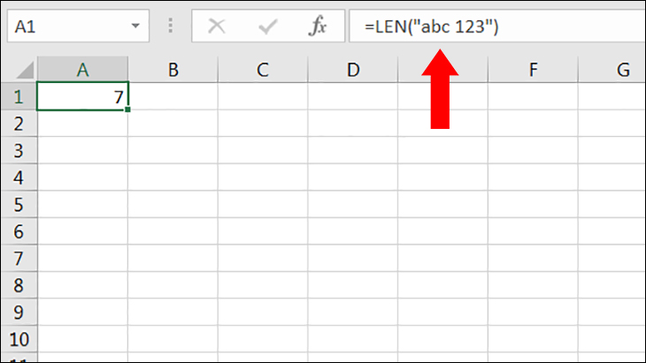 Cách dùng hàm LEN Excel để đếm ký tự, có bài tập minh họa