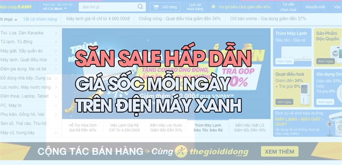 Trải nghiệm săn khuyến mãi trên giao diện website mới cực kì đơn giản