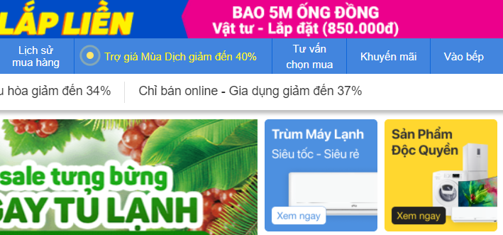 Hiển thị rõ các chuyên mục bài viết ở đầu trang