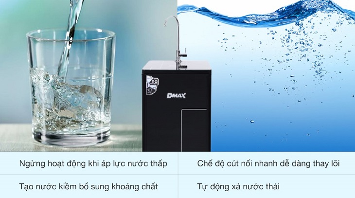 9 lý do nên mua máy lọc nước Dmax cho gia đình của bạn > Sản phẩm máy lọc nước hiệu Dmax sở hữu nhiều tiện ích thông minh
