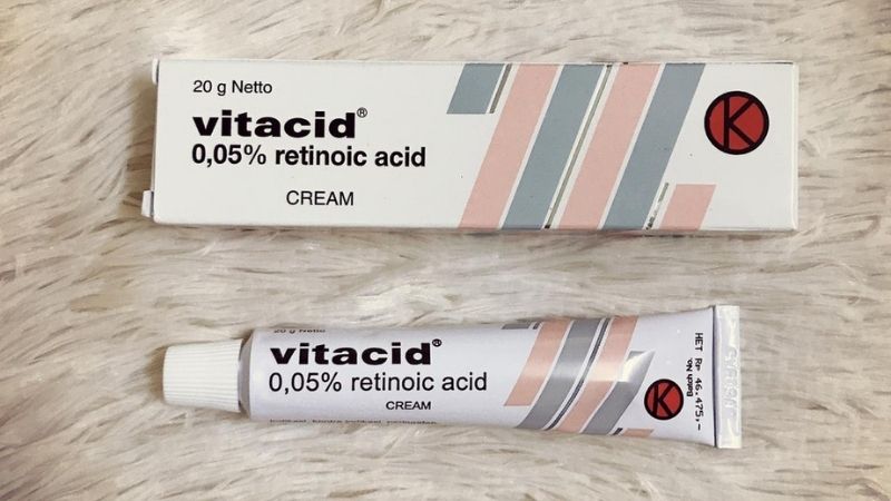 Thuốc trị mụn Tretinoin Vitacid 0.05%