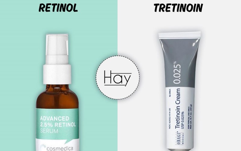 Khác nhau giữa Retinol và Tretinoin