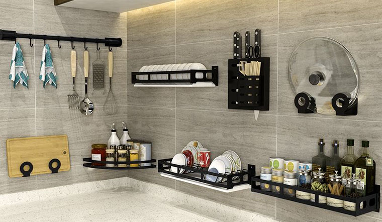 5 kệ đựng gia vị inox cao cấp cho nhà bếp thêm sang trọng