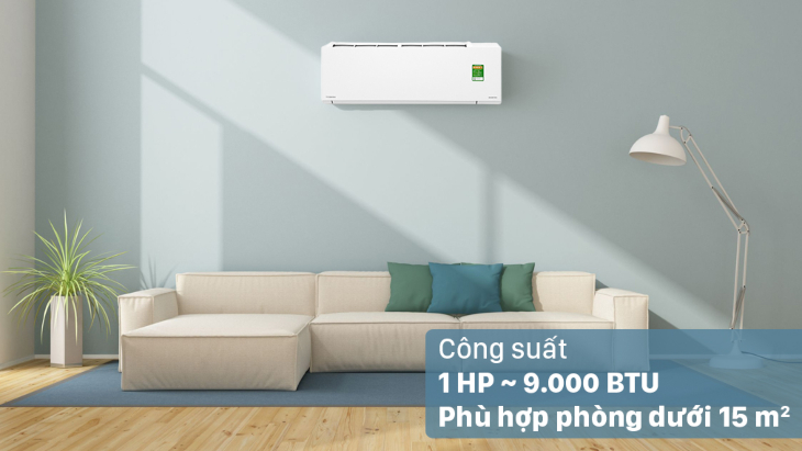 RAS-H10E2KCVG-V: Máy lạnh Toshiba Inverter 1 HP detox không khí, top 3 máy lạnh bán chạy 5 tháng đầu năm 2021 > Máy lạnh Toshiba 1HP phù hợp diện tích phòng dưới 15m2