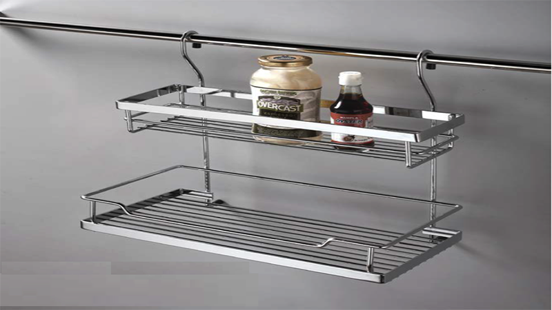 Giá để gia vị 2 tầng inox nan Garis BI02.03