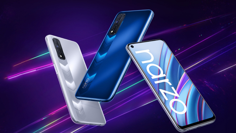 Realme Narzo 30 ra mắt: Dùng chip chuyên game của MediaTek, pin 5.000mAh, sạc nhanh 30W mà giá chỉ 4.5 triệu đồng