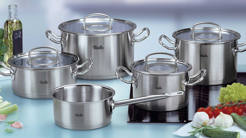 Bộ nồi inox cao cấp Fissler Hamburg 5 món