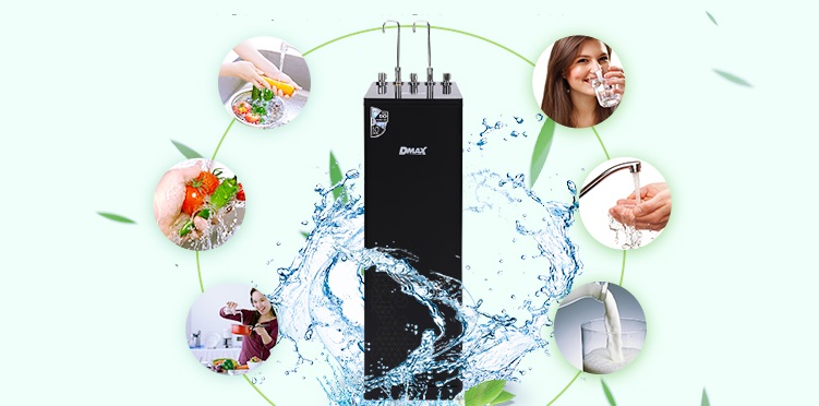 5 đặc điểm nổi bật của máy lọc nước nóng lạnh RO DMAX LNT003 10 lõi > Chế độ ECO tiết kiệm tối đa điện năng tiêu thụ 