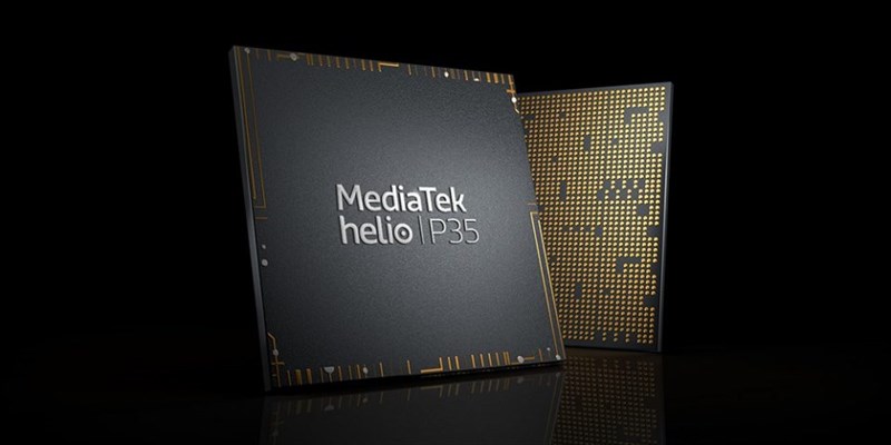 Máy được trang bị con chip MediTek Helio P35 Máy được trang bị con chip MediTek Helio P35