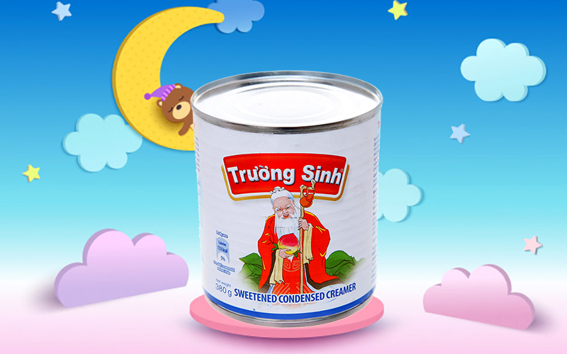 Kem đặc có đường Trường Sinh đỏ