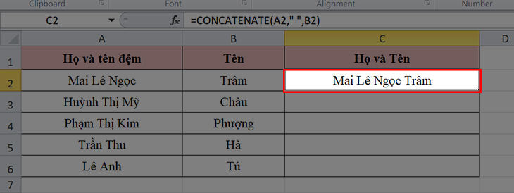 Nhấn Enter và xem kết quả