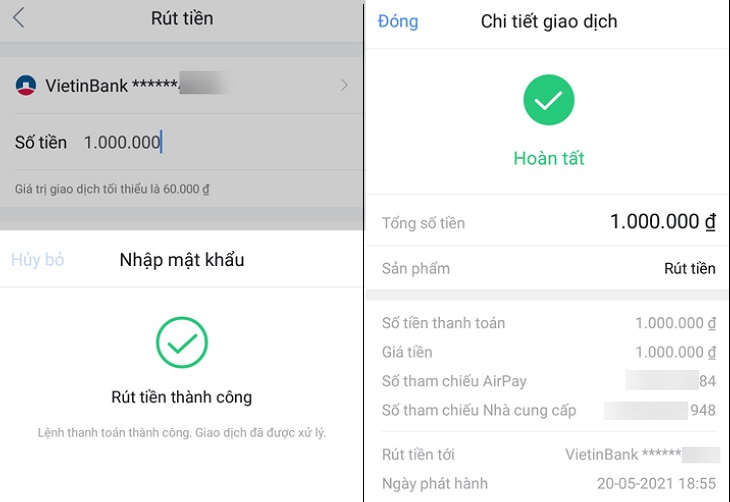Nhập mật khẩu đặt lệnh và hoàn tất giao dịch Nhập mật khẩu đặt lệnh và hoàn tất giao dịch