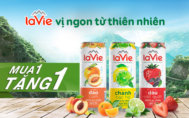 Lavie vị ngon từ thiên nhiên – Ưu đãi lớn mua 1 tặng 1