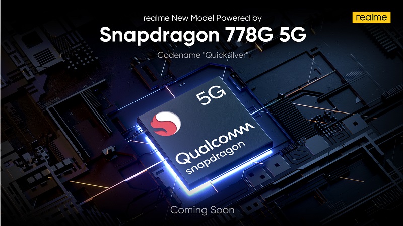 Realme sẽ sớm ra mắt smartphone chạy chip Snapdragon 778G