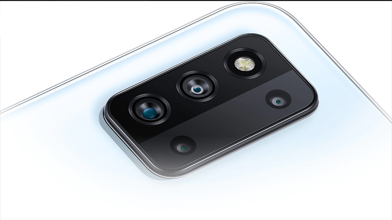 Samsung Galaxy F52 5G được trang bị 4 camera 