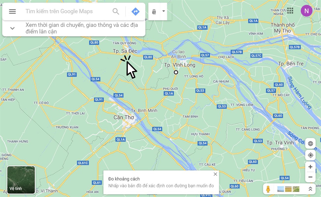 Đo Khoảng Cách Giữa Các Tỉnh Bằng Google Maps Nhanh Chóng, Chính Xác