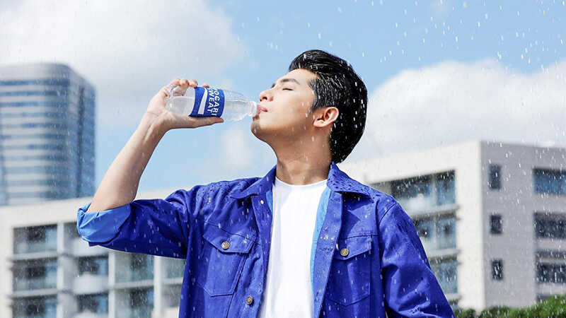 Pocari bù nước chống say nắng hay sốc nhiệt