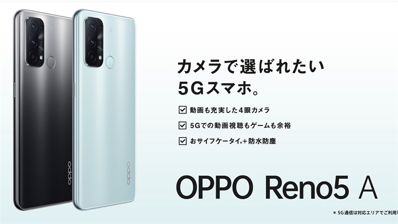 Thiết kế tổng thể của Reno5 A