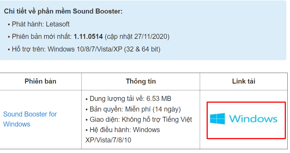 cài đặt và sử dụng Sound Booster 