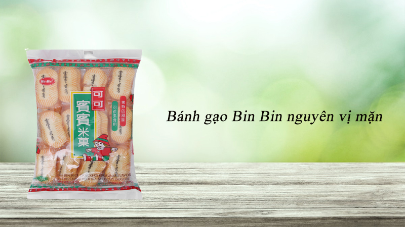 Bánh gạo vị rong biển Bin Bin