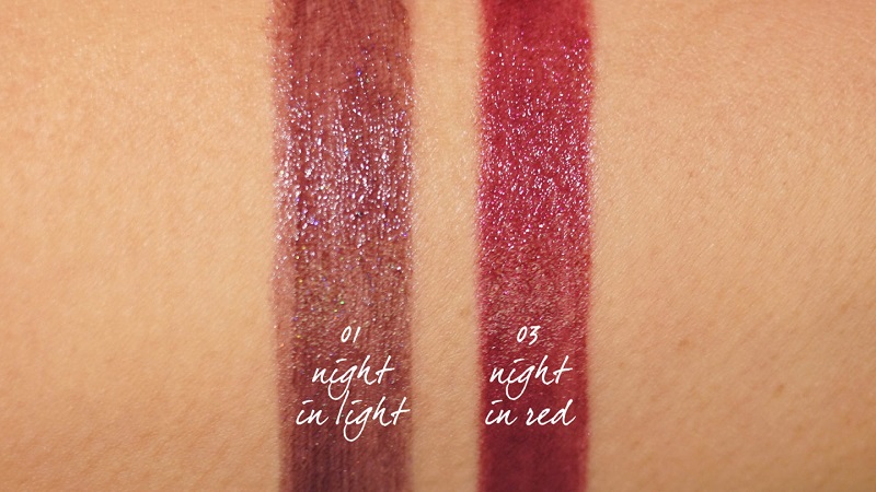 Bảng màu son thỏi nhũ Givenchy Le Rouge Night Noir Lipstick