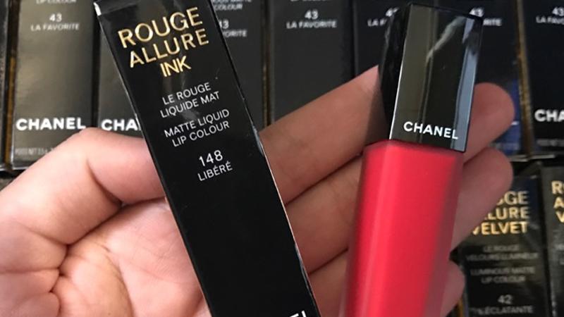 Son CHANEL 148 Libere  Đỏ Ánh Cam  CHANEL Rouge Allure Ink 