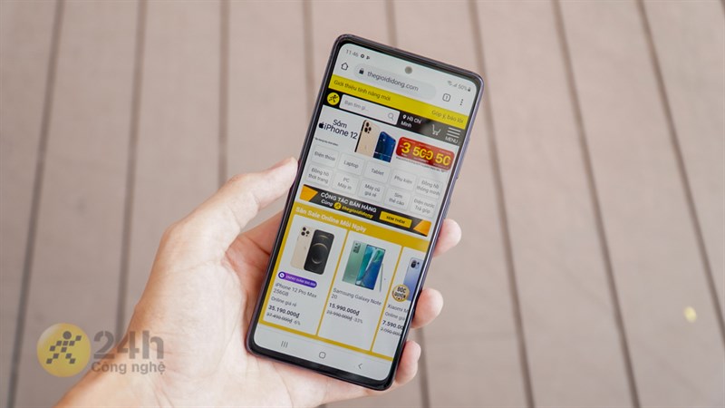 Samsung Galaxy S20 FE được trang bị viên pin 4.500 mAh cho thời lượng sử dụng vô cùng ấn tượng.