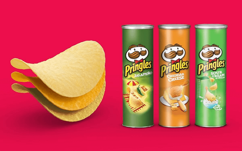 Các loại snack Pringles – đẳng cấp bánh snack Mỹ