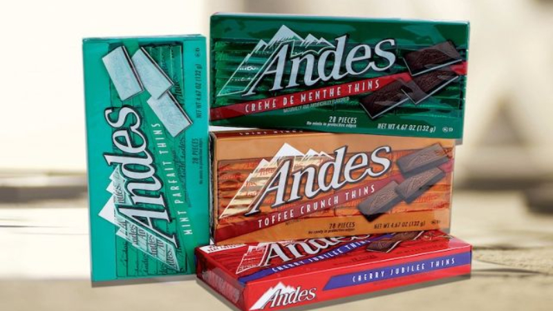 Andes thương hiệu kẹo sô cô la nổi tiếng