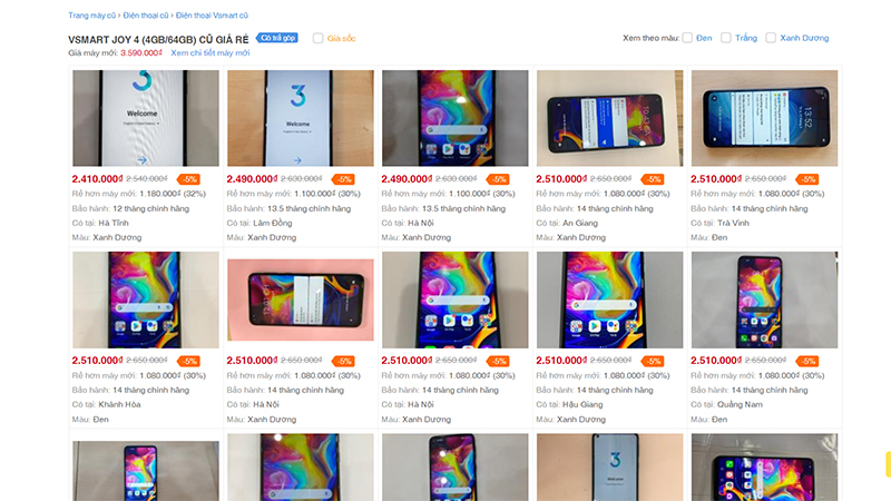 Vsmart Joy 4 cũ Vsmart Joy 4