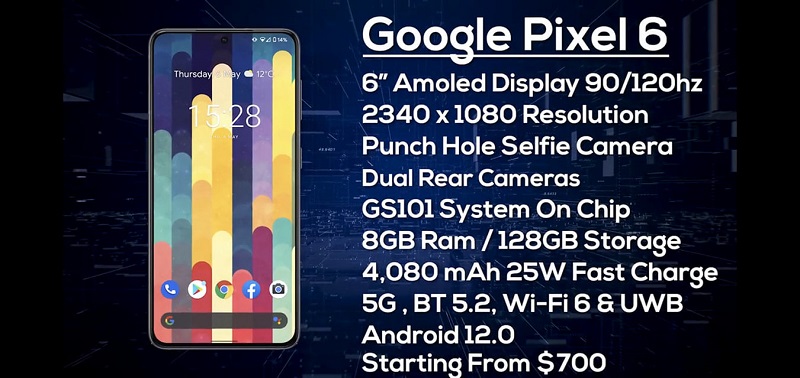 Bộ đôi Pixel 6 và Pixel 6 XL lộ cấu hình: Lần đầu chạy chip của Google