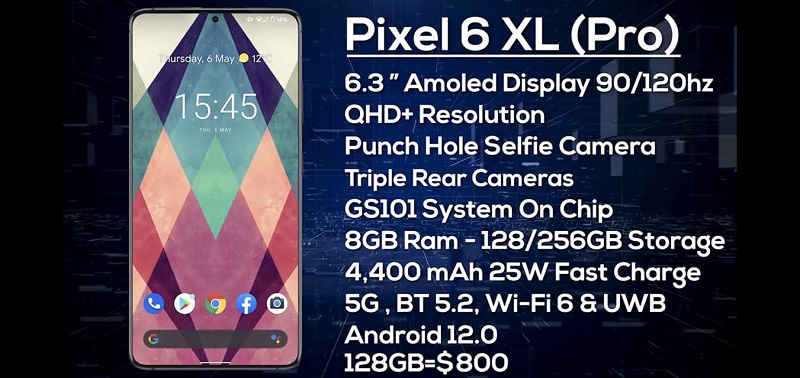 Bộ đôi Pixel 6 và Pixel 6 XL lộ cấu hình: Lần đầu chạy chip của Google