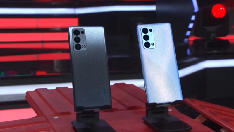 Hai tùy chọn màu sắc của OPPO Reno6 Pro+ 5G trong thực tế. (Nguồn: OPPO). Hai tùy chọn màu sắc của OPPO Reno6 Pro+ 5G trong thực tế. (Nguồn: OPPO).