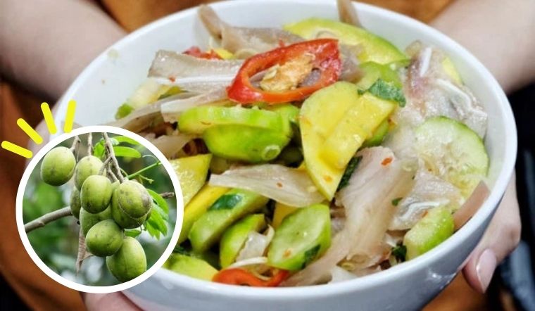 Gỏi cóc non trộn tai heo chua ngọt giòn sật sật, ngon ‘ứa nước miếng’