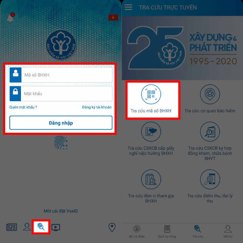 Lấy mã số BHXH