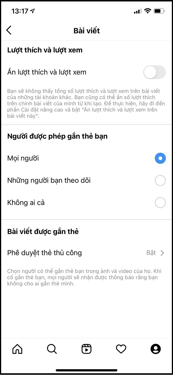 Người dùng Instagram tại Việt Nam có thể ẩn like bài viết, bạn đã thử?