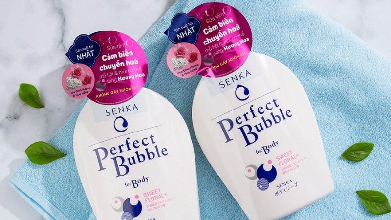 Sữa tắm Senka Perfect Bubble For Body Sweet Floral