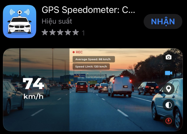 GPS Speedometer Car dashcam