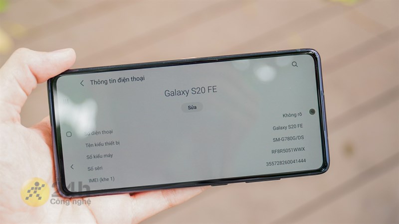 Cấu hình của Samsung Galaxy S20 FE