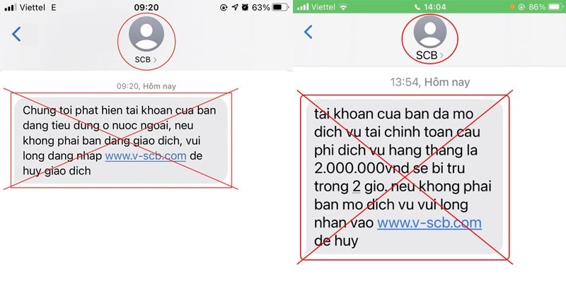 SCB đưa ra nhiều khuyến cáo cho khách hàng, bạn nên xem để thực hiện