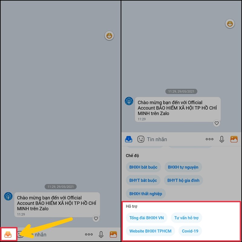 Hỗ trợ người dân liên hệ tổng đài, giải đáp các thắc mắc liên quan