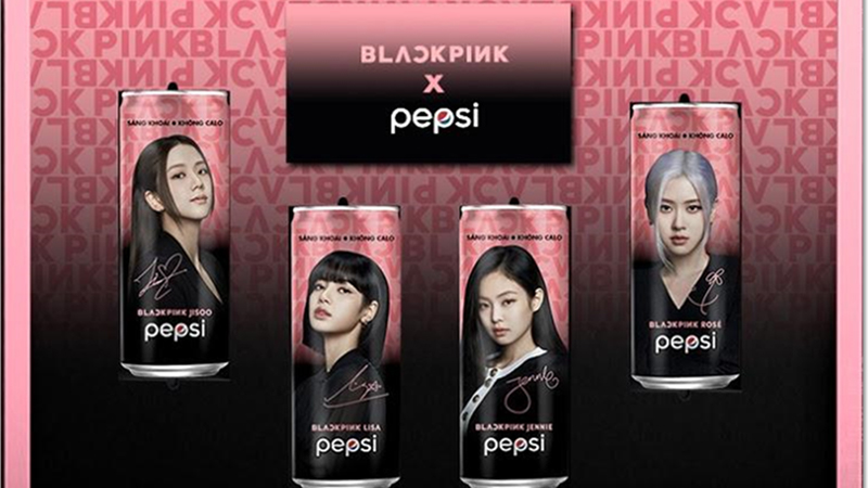 Mua Lốc 6 Lon Nước Giải Khát Pepsi x Blackpink Phiên Bản Giới Hạn  330mlLon Mẫu ngẫu nhiên  Tiki