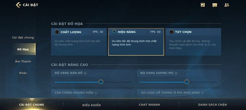 Cài đặt cấu hình tựa game LMHT: Tốc Chiến