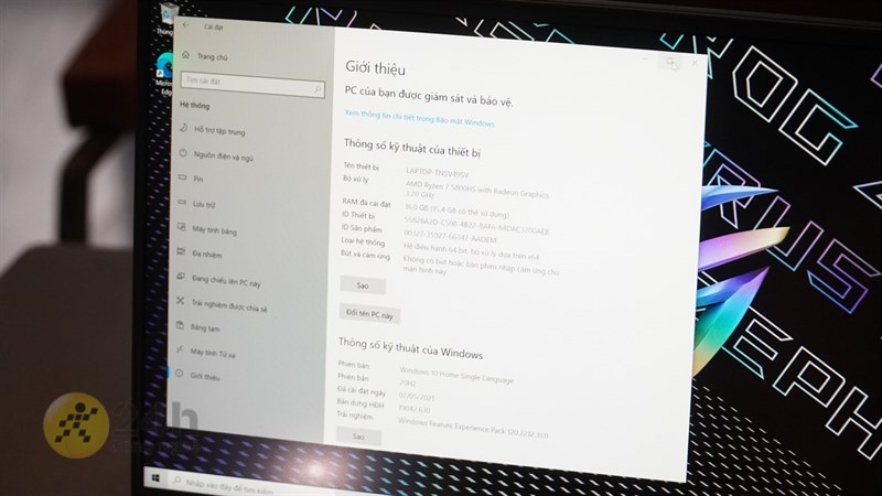 Các tác vụ đều rất mượt mà trên ROG Zephyrus G15 (2021).