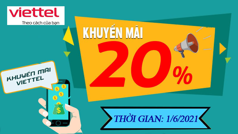 Thẻ cào Viettel khuyến mãi