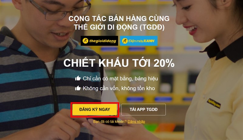 CTV bán hàng cho TGDĐ