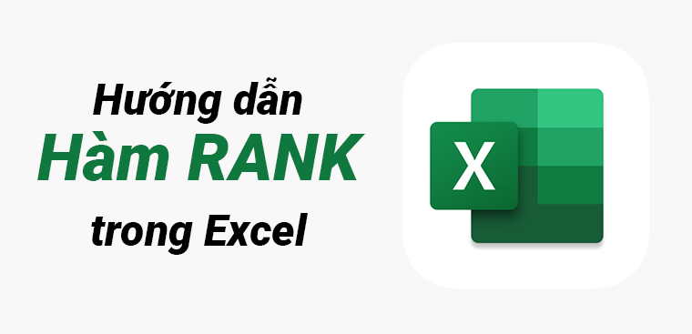 Hàm RANK trong Excel có cú pháp như thế nào?
