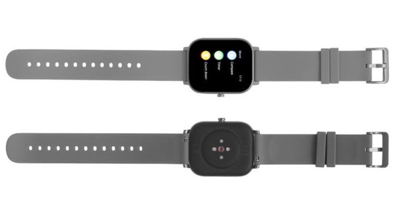 2 mặt trước và sau của Amazfit GTS 2 mặt trước và sau của Amazfit GTS